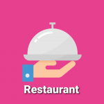 At restaurant in Arabic